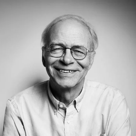 Portrait of philosopher Peter Singer